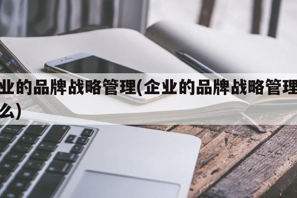 企业的品牌战略管理(企业的品牌战略管理是什么)